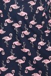 MijaCulture - 2 w 1 koszula nocna i do karmienia  2074 granat flamingi