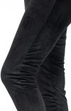 Wygodne spodnie ciązowe dresowe welurowe  9096 czarne4