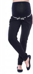 Komfortowe spodnie ciążowe Monika 9081 czarny