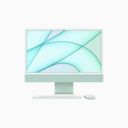 Apple iMac 24 4,5K Retina M1 8-core CPU + 7-core GPU / 8GB / 256GB SSD / Zielony (Green) - 2021