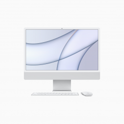 Apple iMac 24 4,5K Retina M1 8-core CPU + 8-core GPU / 16GB / 512GB SSD / Srebrny (Silver) - 2021
