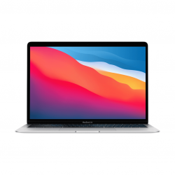 MacBook Air z Procesorem Apple M1 - 8-core CPU + 7-core GPU /  16GB RAM / 256GB SSD / 2 x Thunderbolt / Klawiatura US / Silver (srebrny)