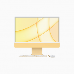 Apple iMac 24 4,5K Retina M1 8-core CPU + 8-core GPU / 8GB / 2TB SSD / Gigabit Ethernet / Żółty (Yellow) - 2021