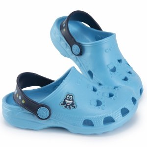 Buty Coqui Froggy sandały klapki dziecięce niebieskie