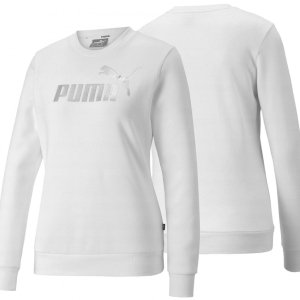 Puma bluza damska metaliczne logo biała 848304-02 