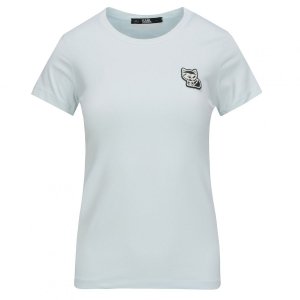 Karl Lagerfeld  t-shirt koszulka damska miętowa