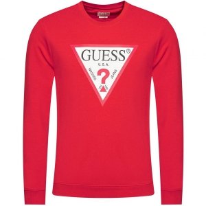 Guess bluza czerwona logo M1RQ37K6ZS1-G532