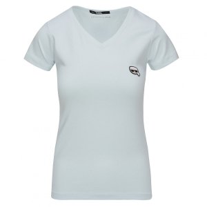Karl Lagerfeld  t-shirt koszulka damska miętowa