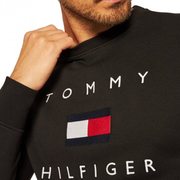 TOMMY HILFIGER BLUZA MĘSKA CZARNA