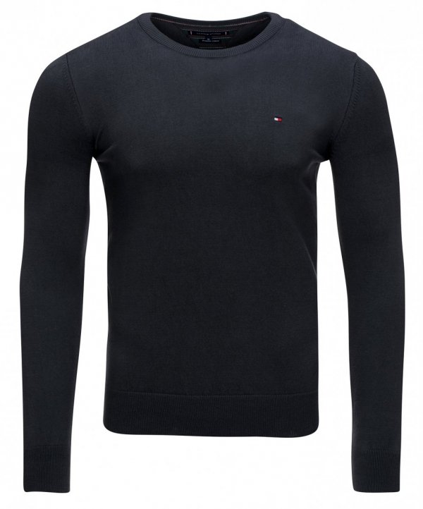 Tommy Hilfiger sweter męski grafitowy c-nk