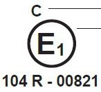 Czym jest oznakowanie konturowe, o którym mówi ECE104 ? 