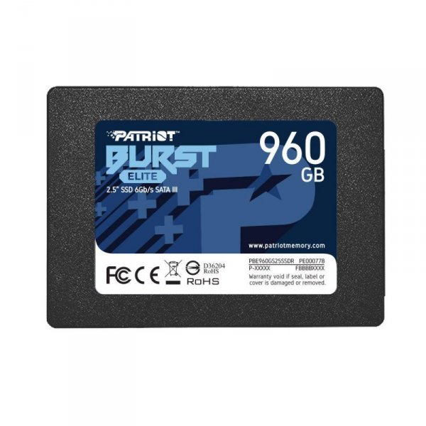 Dysk SSD Patriot Burst Elite 960GB SATA3 2,5&quot; (450/320 MB/s) 7mm