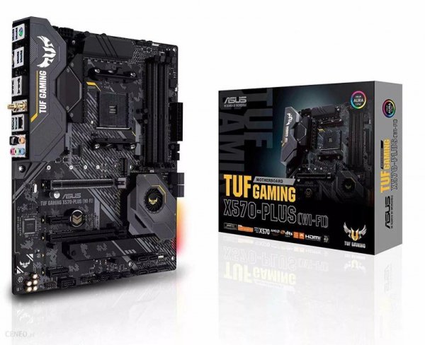 Płyta Asus TUF Gaming X570-Plus (WI-FI)/AMD X570/SATA3/M.2/USB3.1/WiFi/BT/PCIe4.0/AM4/ATX