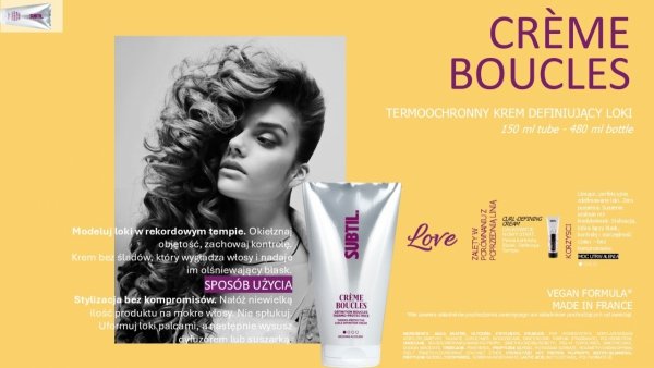 SUBTIL STYLIZACJA | KREM DEFINIUJĄCY LOKI 150 ml