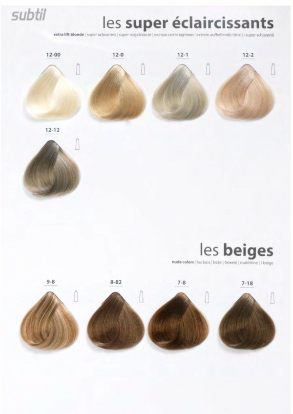 6/37 Crème - Blond Foncé Doré Marron  Profesjonalna Farba do włosów Subtil CREME  60 ml.