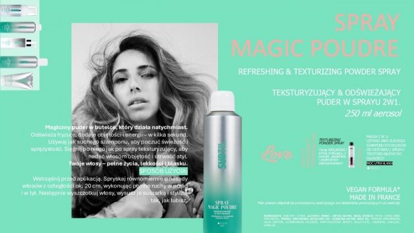 SUBTIL STYLIZACJA | TEKSTURYZUJĄCY &amp; ODŚWIEŻAJĄCY PUDER W SPRAYU 2W1. 