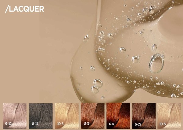 LACQUER 10-23 - Blond Très Très Clair Irisé Doré VERY VERY LIGHT IRIDESCENT GOLDEN BLOND SUBTIL LACQUER XXL SHINE Profesjonalny Toner Kwasowy z efektem lustrzanego blasku  Subtil 60 ml.