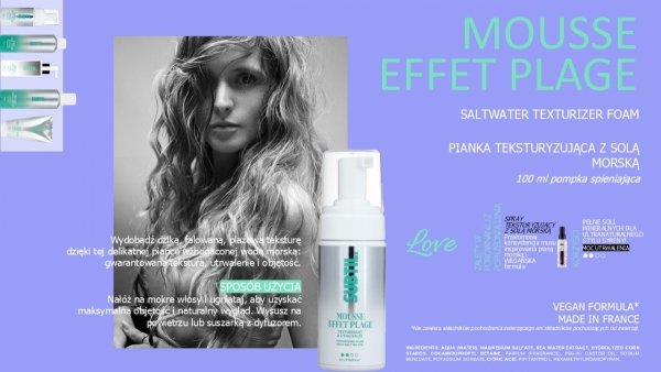 SUBTIL STYLIZACJA | PIANKA TEKSTURYZUJĄCA Z SOLĄ MORSKĄ  100ml