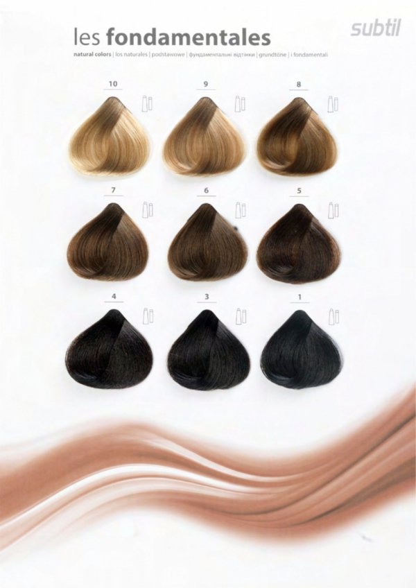 7/12 Crème - Blond Cendré Irisé   Profesjonalna Farba do włosów Subtil CREME  60 ml.