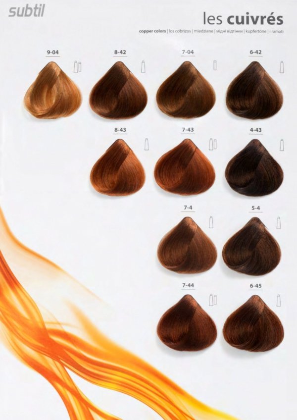 6/1 Crème - Blond Foncé Cendré   Profesjonalna Farba do włosów Subtil CREME  60 ml.