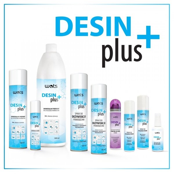 Antybakteryjny i przeciwwirusowy spray do dezynfekcji DesinPlus