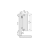 Purmo Ramo Ventil Compact Flex RCVF33 300x1000