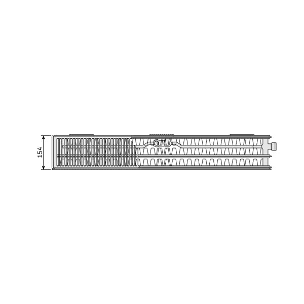 Purmo Plan Ventil Compact Flex FCVF33 300x400