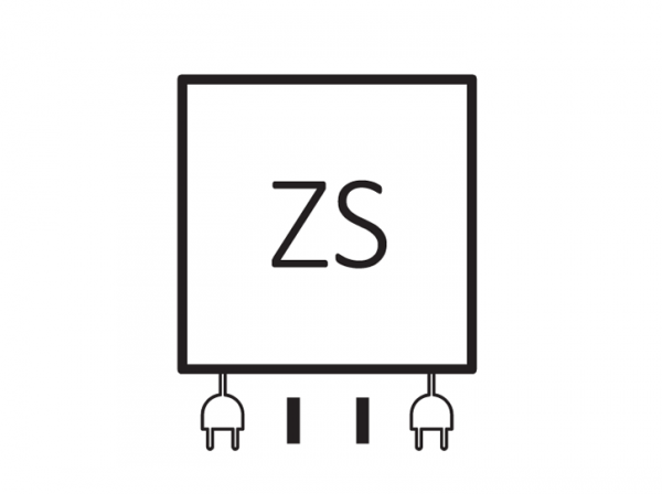 ZIGZAG 1545x500 RAL 9016 Mat ZS