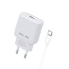 Beline Ładowarka sieciowa 25W GaN USB-C + kabel USB-C, biała