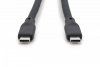 Digitus Kabel połączeniowy silikonowy USB-C - USB-C, USB 4 Gen2 20G 8K 240W, 2m Czarny
