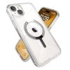 Speck Gemshell Grip + MagSafe - Etui do iPhone 15 Plus / iPhone 14 Plus (Clear / Chrome Finish)