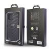 Audi Carbon Fiber - Etui iPhone 12 / iPhone 12 Pro (Czarny)