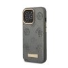 Guess Peony Logo Plate MagSafe - Etui iPhone 13 Pro (szary)