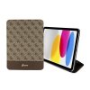 Guess 4G Stripe Allover - Etui iPad 10.9 (2022) (Brązowy)