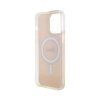 Guess IML Iridescent MagSafe - Etui iPhone 15 Pro (różowy)