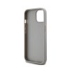 DKNY Leather Mono Stripe & Metal Logo - Etui iPhone 15 / 14 / 13 (beżowy)