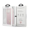 Guess Silicone Triangle Logo - Etui iPhone 13 Pro Max (liliowy)