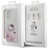 Hello Kitty Liquid Glitter Sweet Kitty Bows MagSafe - Etui iPhone 16 Pro (biały)