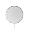 Crong MagSpot Wireless Charger – Aluminiowa ładowarka indukcyjna MagSafe 15W (Silver White)