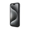Ferrari Perforated Waves Metal Logo - Etui iPhone 15 (czarny)