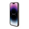 Guess Grip Stand 4G Triangle Strass Logo - Etui iPhone 15 Pro (brązowy)