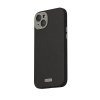 Moshi Napa MagSafe - Skórzane etui iPhone 15 Plus (Midnight Black)