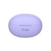 Trust Yavi - Bezprzewodowe słuchawki dokanałowe Bluetooth TWS z etui ładującym & ENC (Fioletowy)