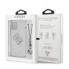 Guess 4G Big Logo Charm - Etui iPhone 12 Pro Max (srebrny charms)