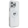 Karl Lagerfeld IML Metal Choupette Head MagSafe - Etui iPhone 16 Pro (biały)