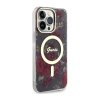 Guess Flower MagSafe - Etui iPhone 14 Pro Max (Zielony)