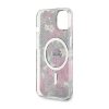 Guess Flower MagSafe - Etui iPhone 14 (Zielony)
