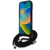 Guess 4G Big Logo Cord Strap Crossbody - Etui do iPhone 16 Pro Max (czarny)