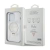 Guess Ring Stand Script Glitter MagSafe - Etui iPhone 15 Pro (przezroczysty)