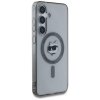 Karl Lagerfeld Button Choupette Head Printed Logo MagSafe - Etui Samsung Galaxy S25 (czarny)